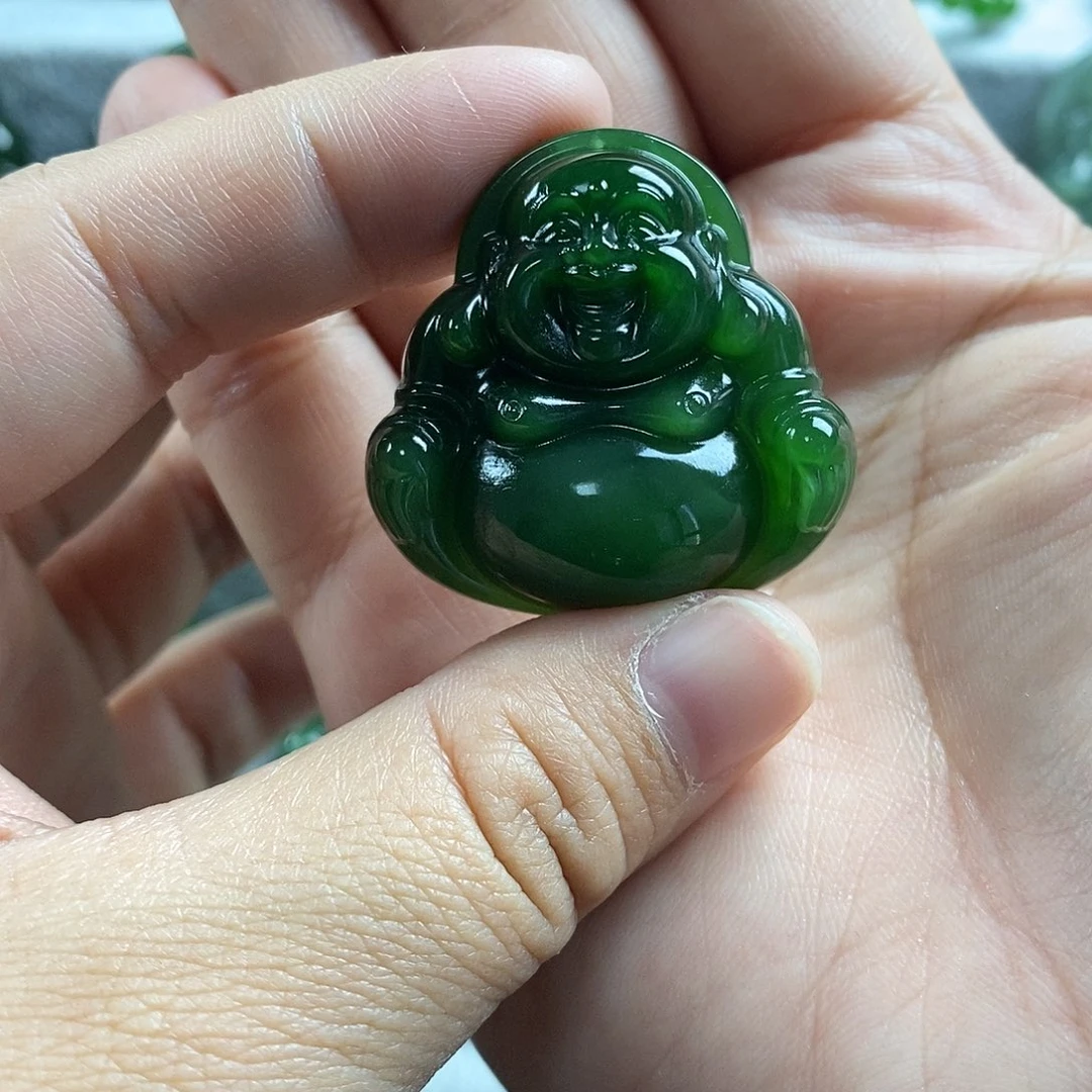 和田玉（碧玉）未镶嵌颈饰35