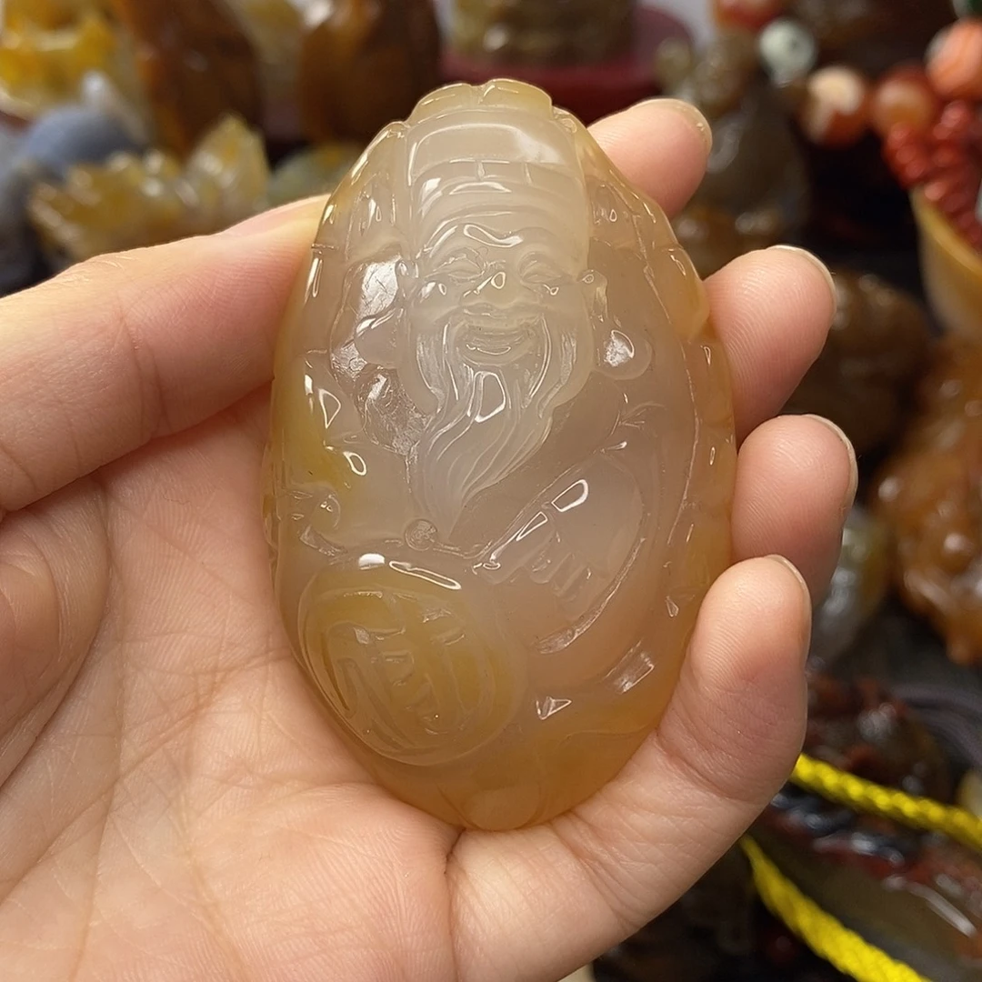 s***y未镶嵌手把件玛瑙/玉髓