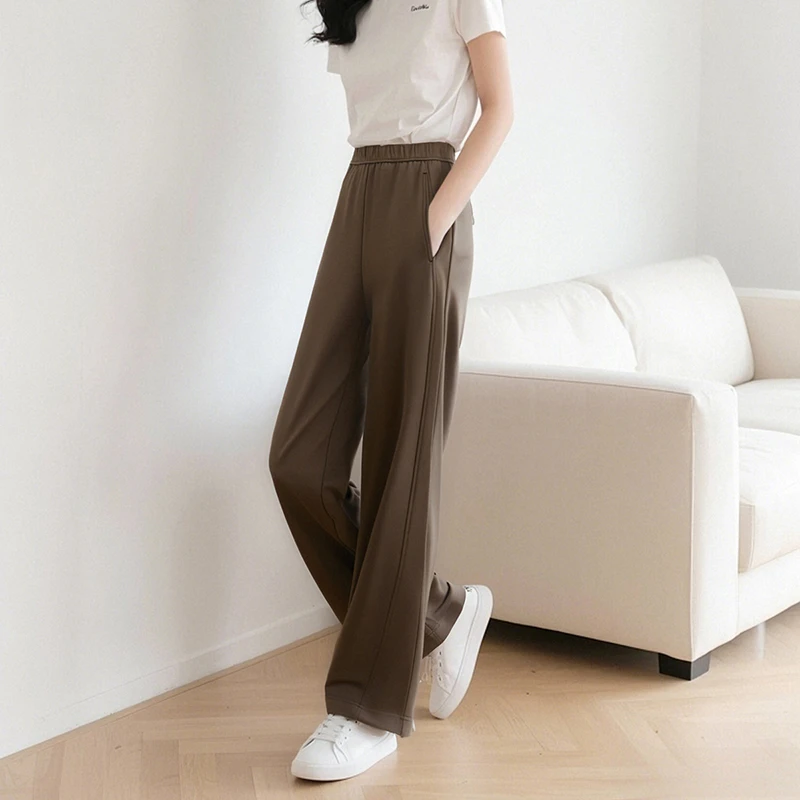 【断码清仓】百搭神裤腰直筒裤女24071131