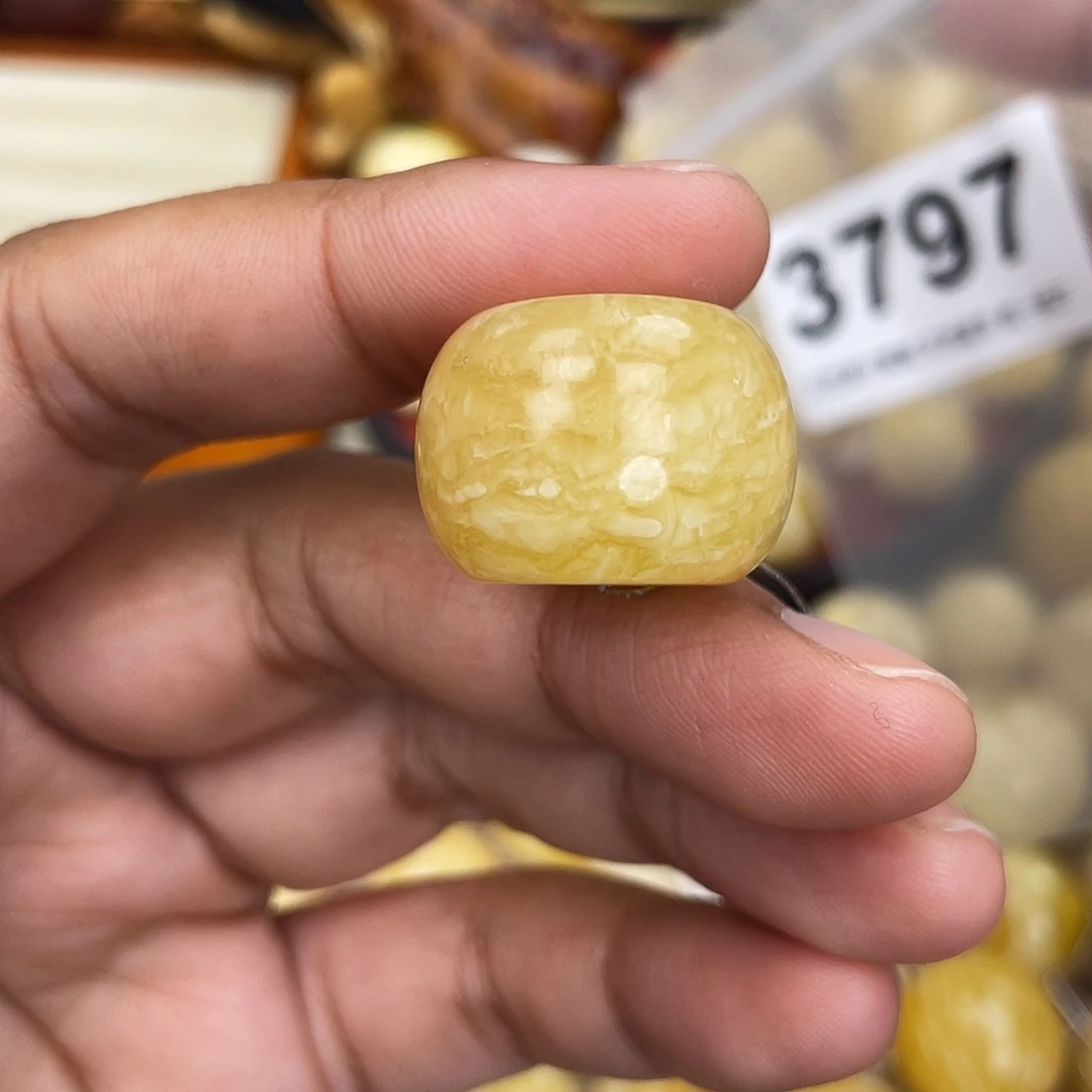 蜜蜡未镶嵌珠宝奇石22.5x16虎皮