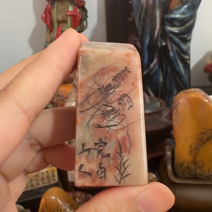 白***飞石材手工艺品摆件包邮