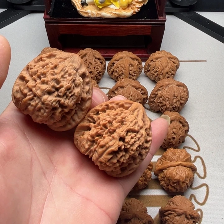 龙脊菩提吊坠精品42王勇官帽一对。