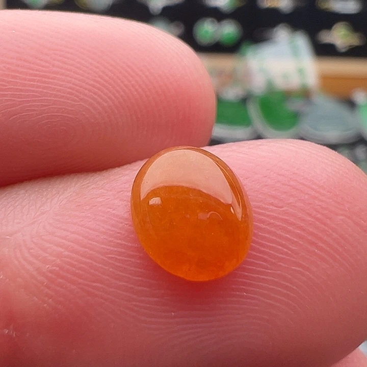 翡翠未镶嵌颈饰蛋面7.3