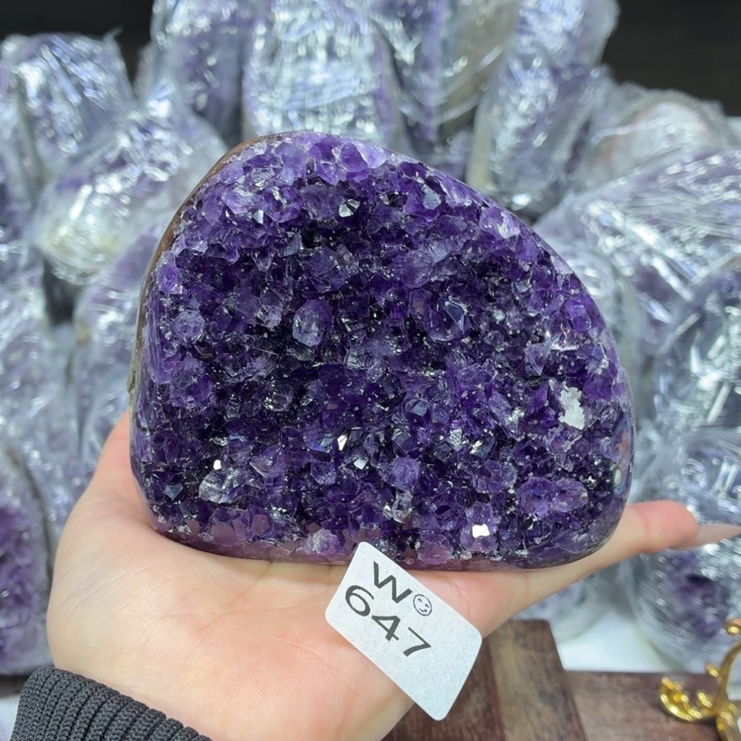 未镶嵌紫晶摆件紫水晶