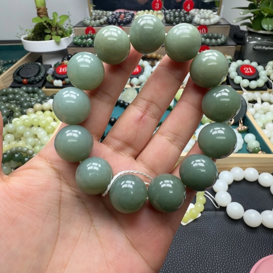 和田玉未镶嵌手链18