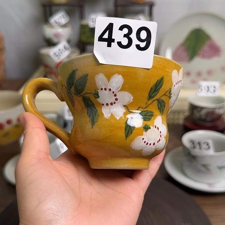 杯子439 景德镇手工手绘