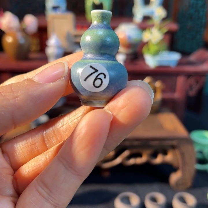 摆件微陶老王迷你花瓶