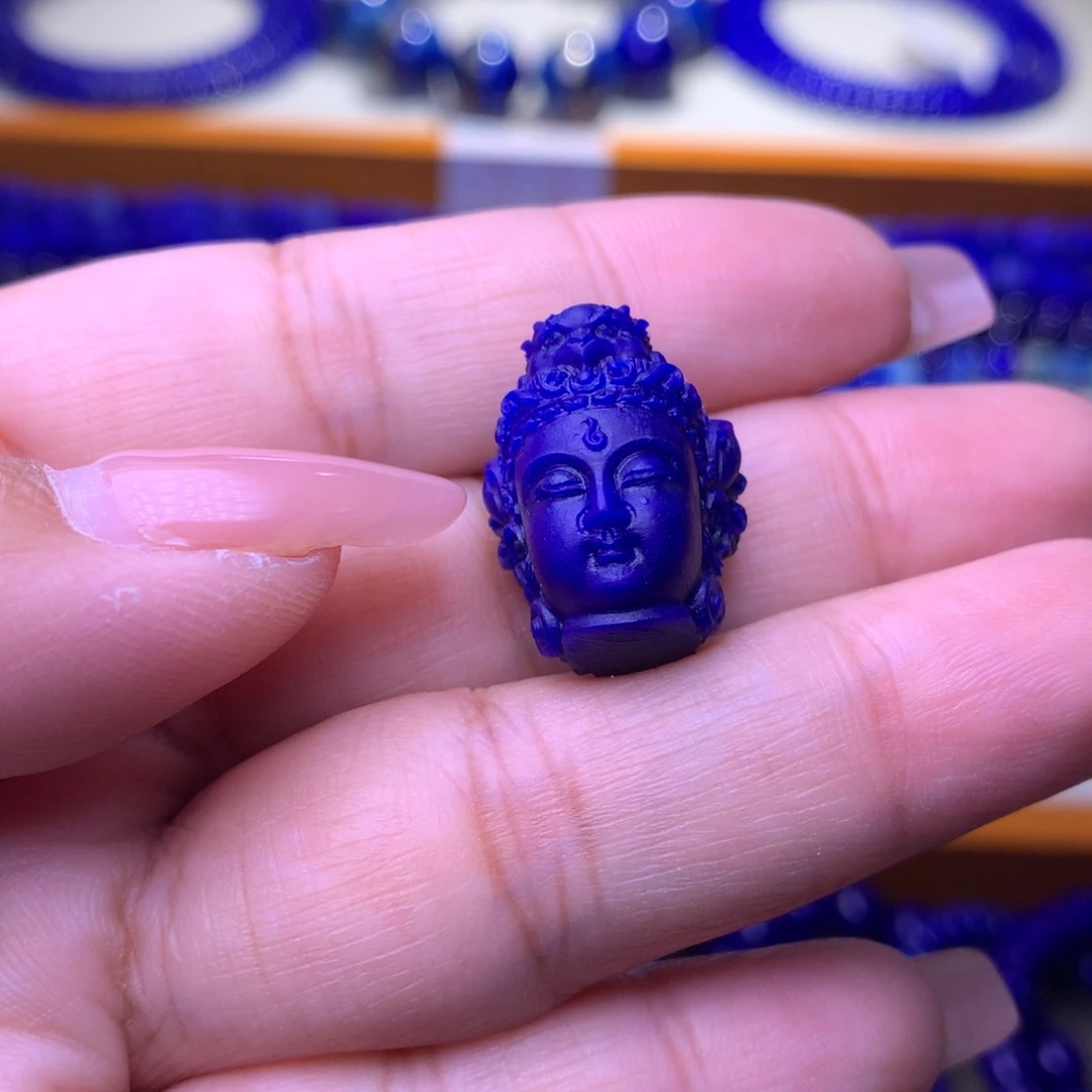 青金石未镶嵌配饰