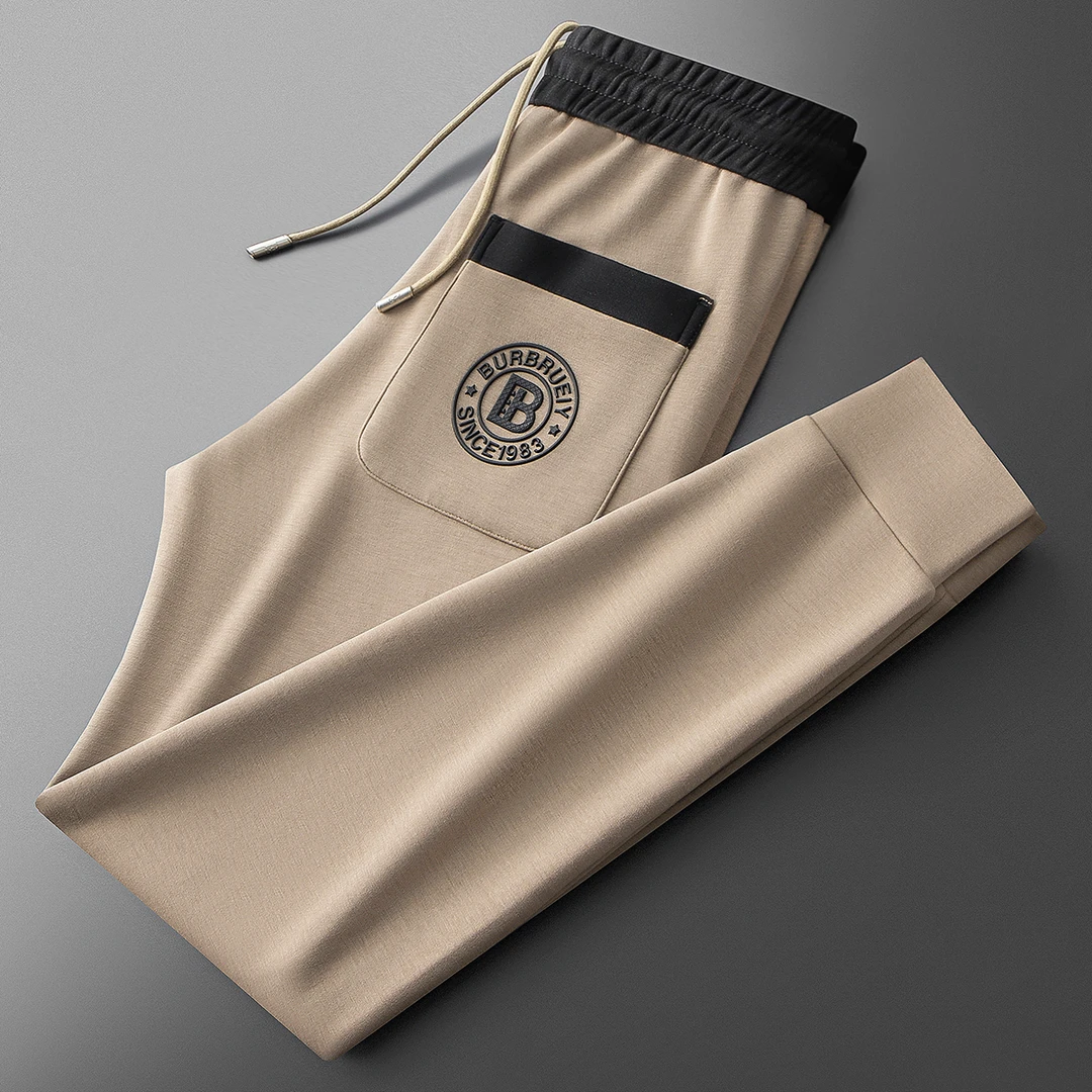 JOZDICE/纪治迪哲运动裤男士春夏时尚轻柔轻奢舒适透气休闲运动裤