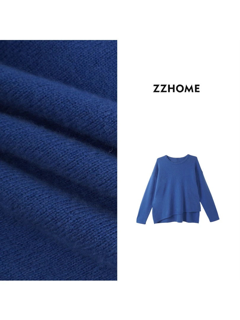 ZOZO HOME ｜织物之美暖线条反对称精织长袖T恤q171956p