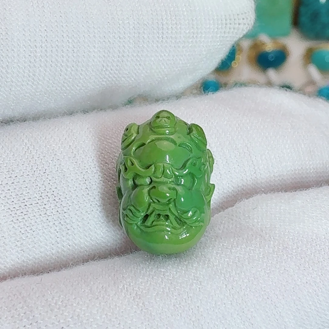 未镶嵌绿松石珠宝奇石精工大黑天