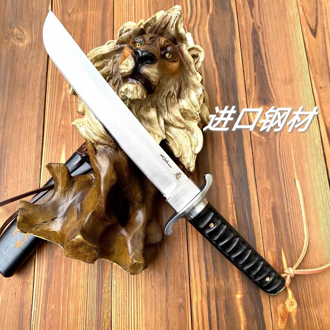 多功能水果刀全手工龙凤野营户外手把肉锋利高硬度露营纯手工刀4