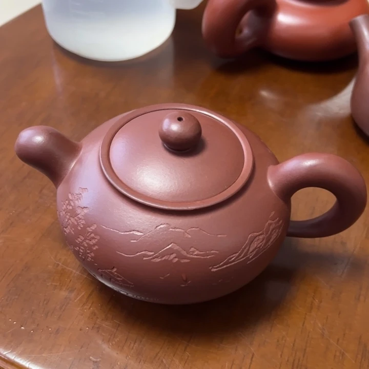 茶壶紫砂原矿三足