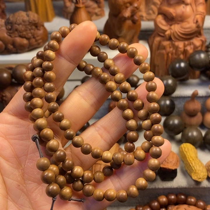 檀香木手串/手链老山檀奶香味0.6微瑕