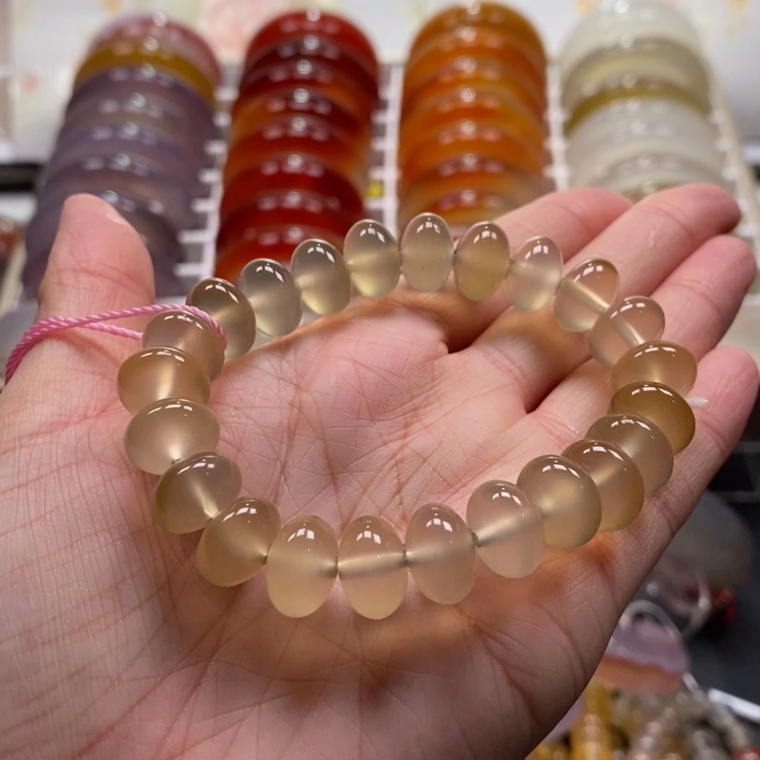 玛瑙/玉髓未镶嵌手串沙