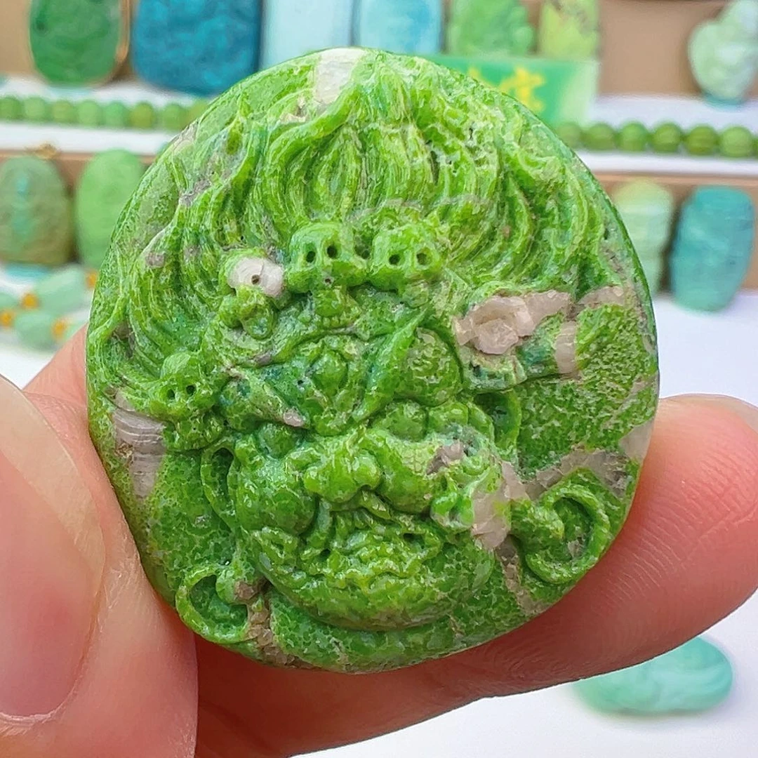 未镶嵌绿松石项链一****能