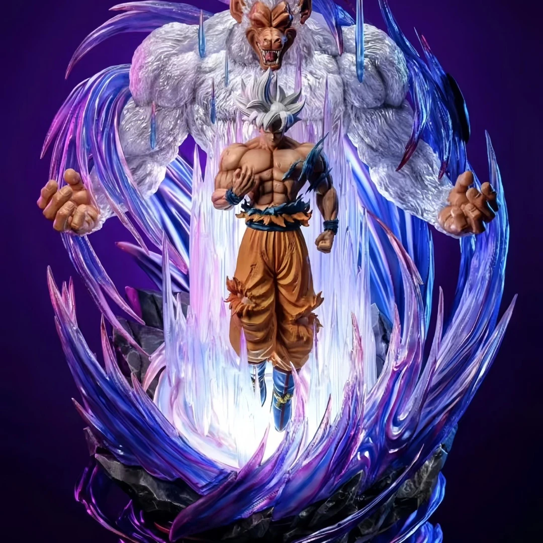 七龙珠 自在极意功 大猿悟空 可发光GK 雕像动漫手办雕像摆件