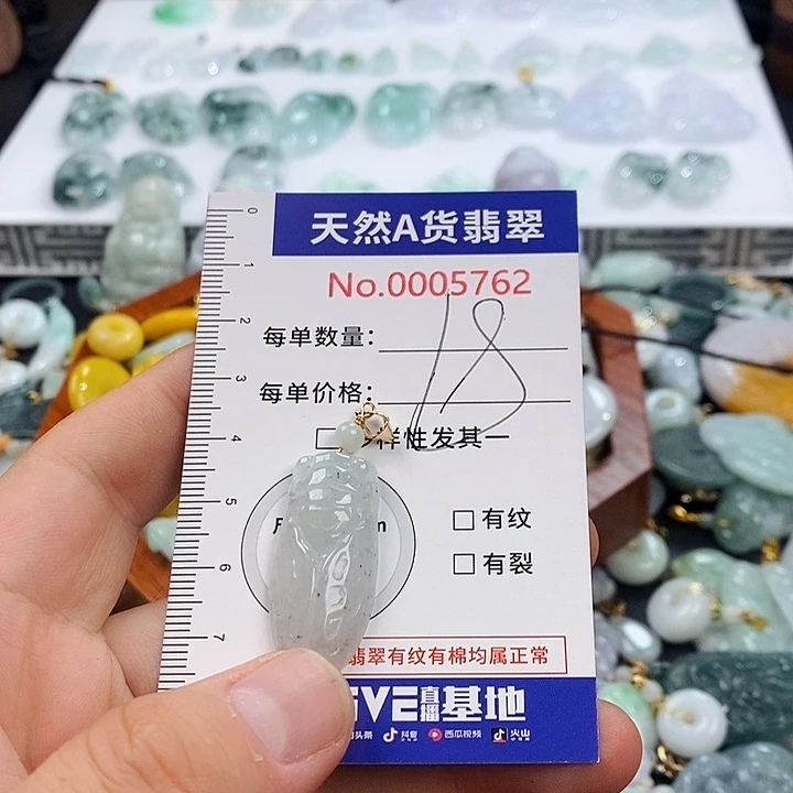 翡翠未镶嵌颈饰5762