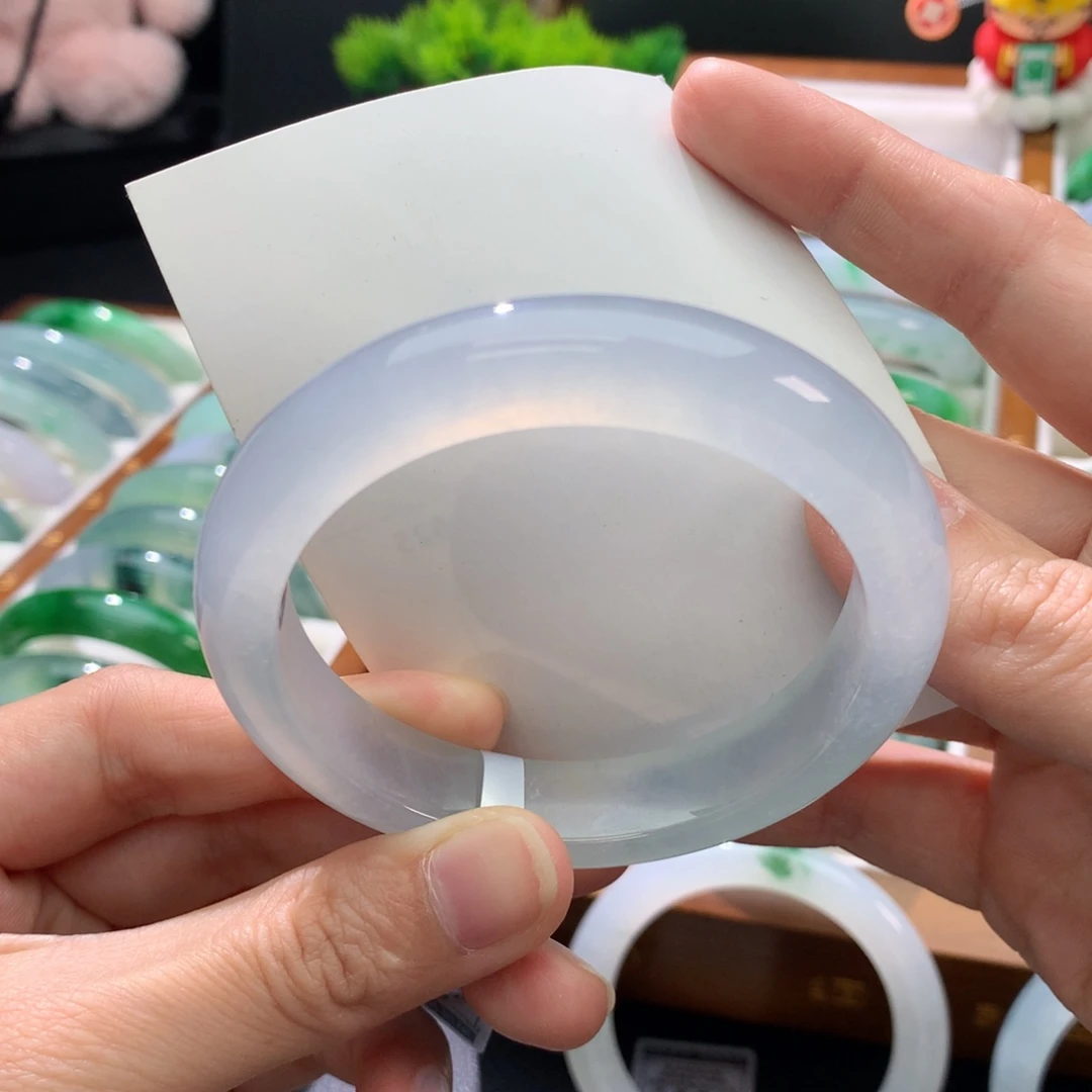 翡翠未镶嵌手镯闪购 17