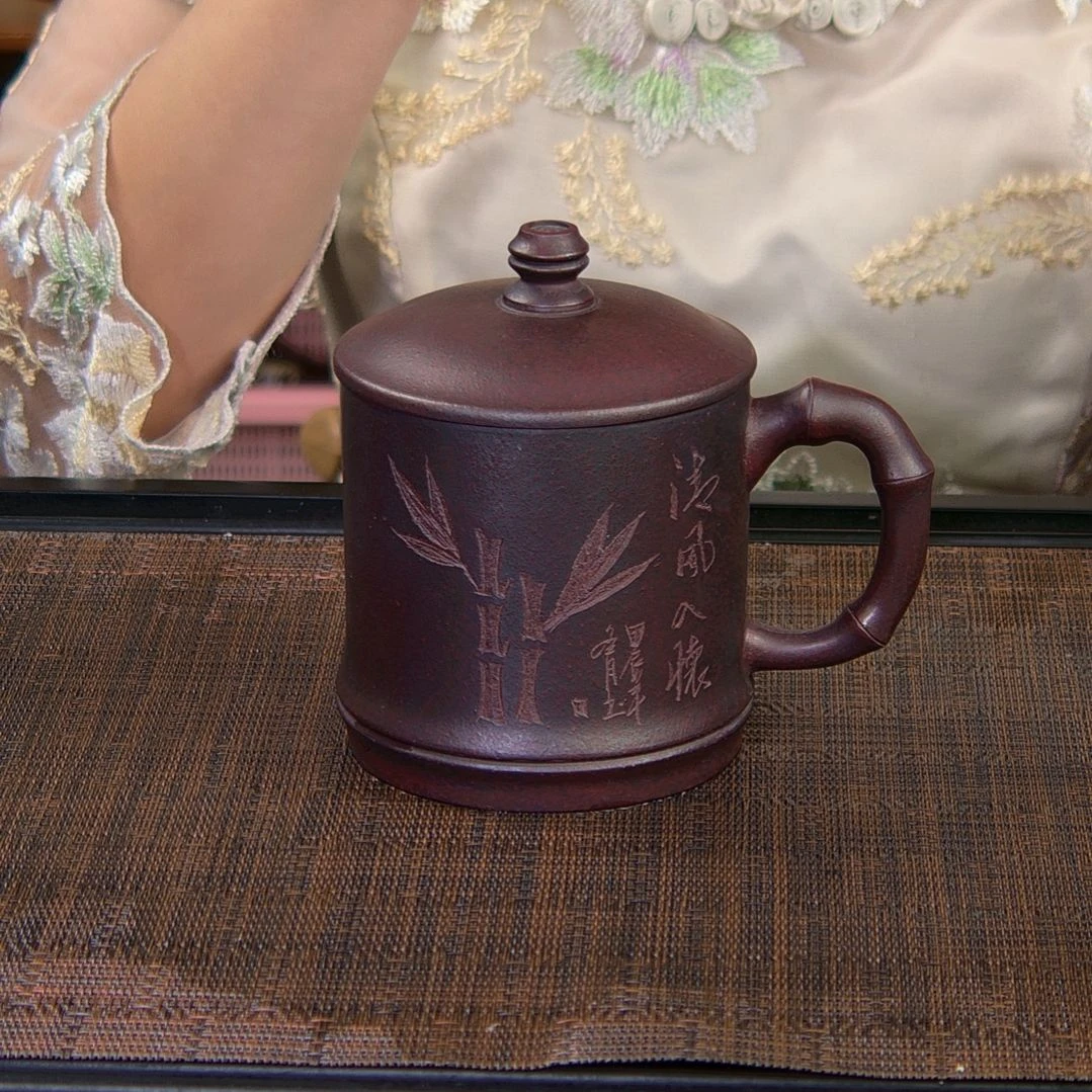 茶杯紫砂高货放漏