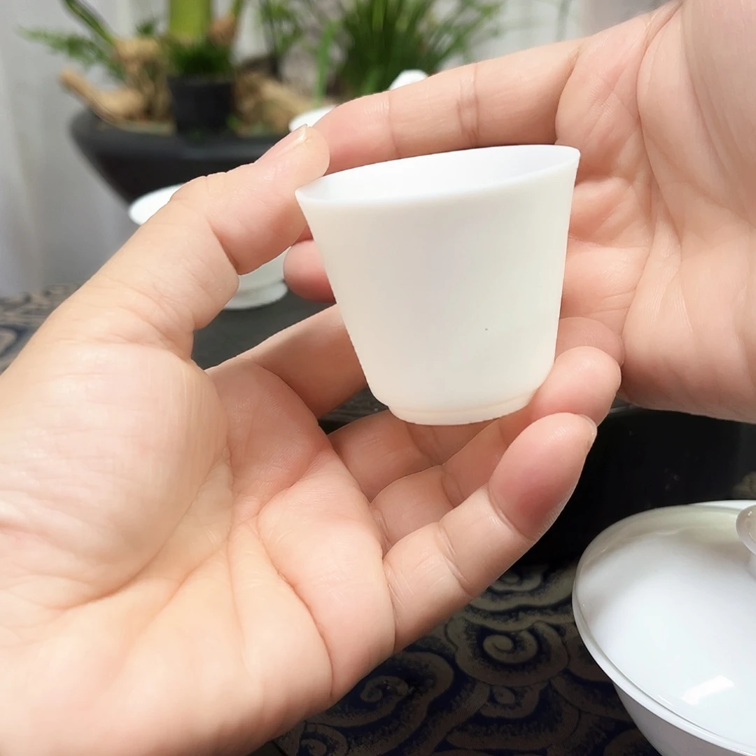 瓷片品茗杯小容量50cc