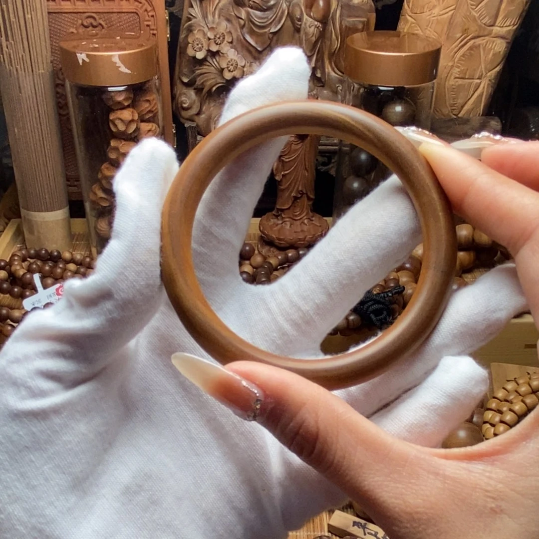 檀香木把件手串摆件