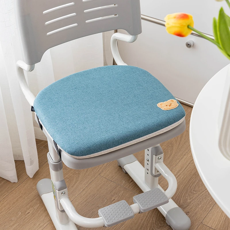 学生坐垫教室久坐透气椅子垫子家用加厚凳子垫简约防滑方形座垫