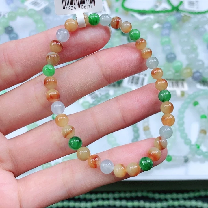 未镶嵌手链翡翠翡翠