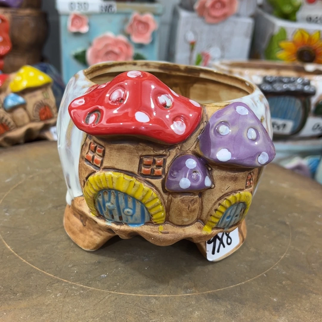 粗陶多肉花盆花盆