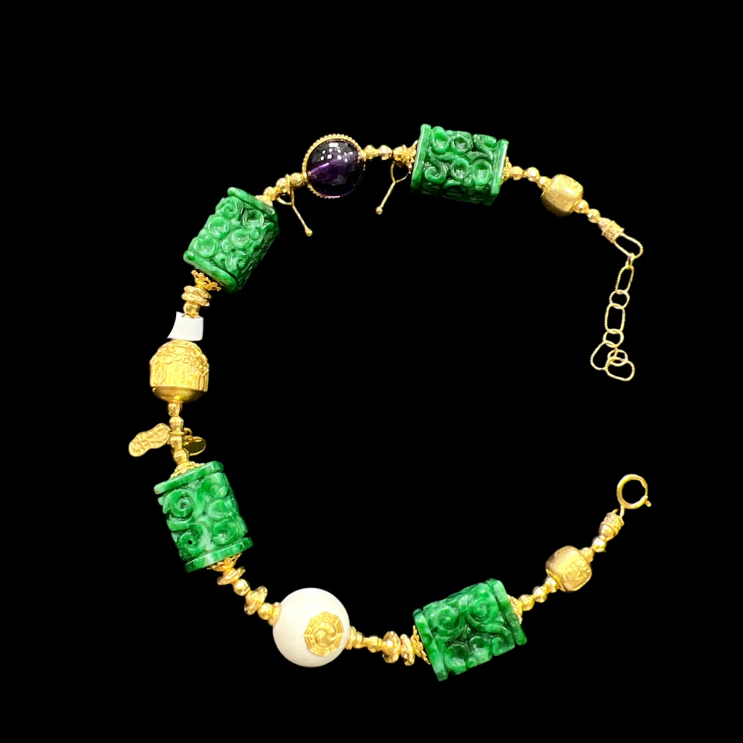 8177水晶18k手链（多样性，发一），