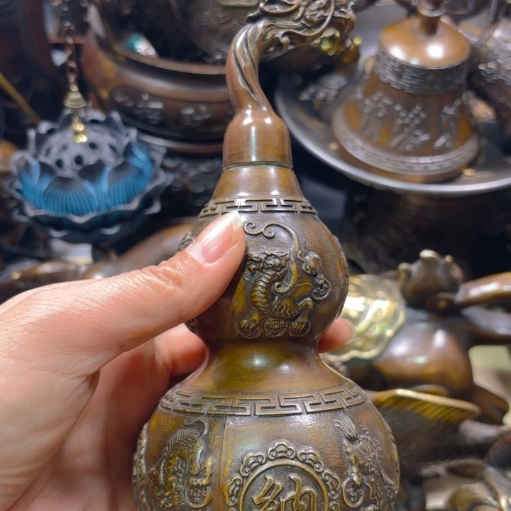 铜器摆件收收藏藏