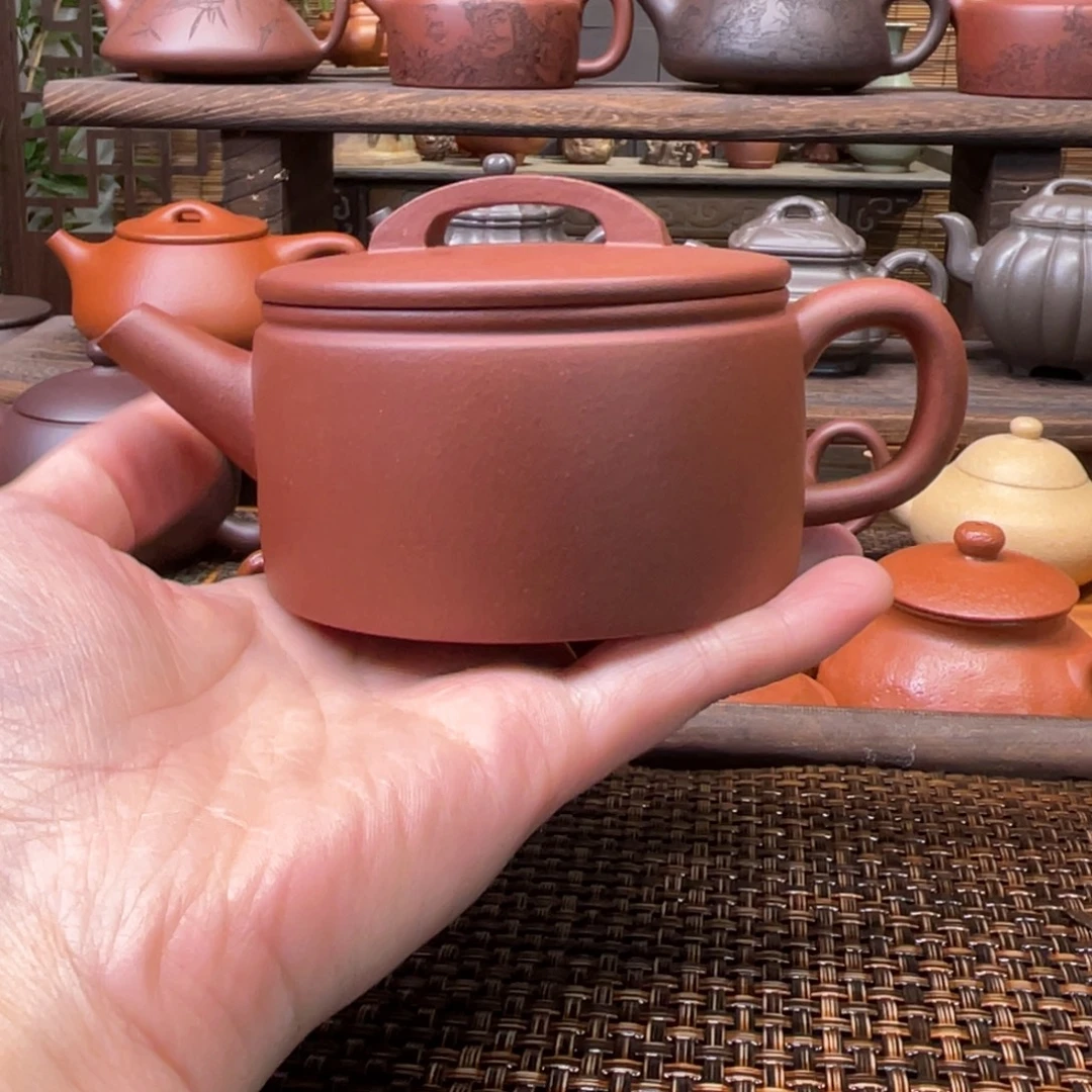 紫砂茶壶宜兴原矿紫砂手工制200