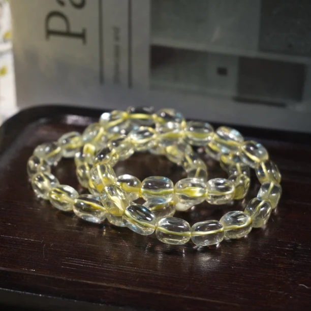 【书记甄选】天然黄水晶随型单圈手链 多样性发一件 XC2528