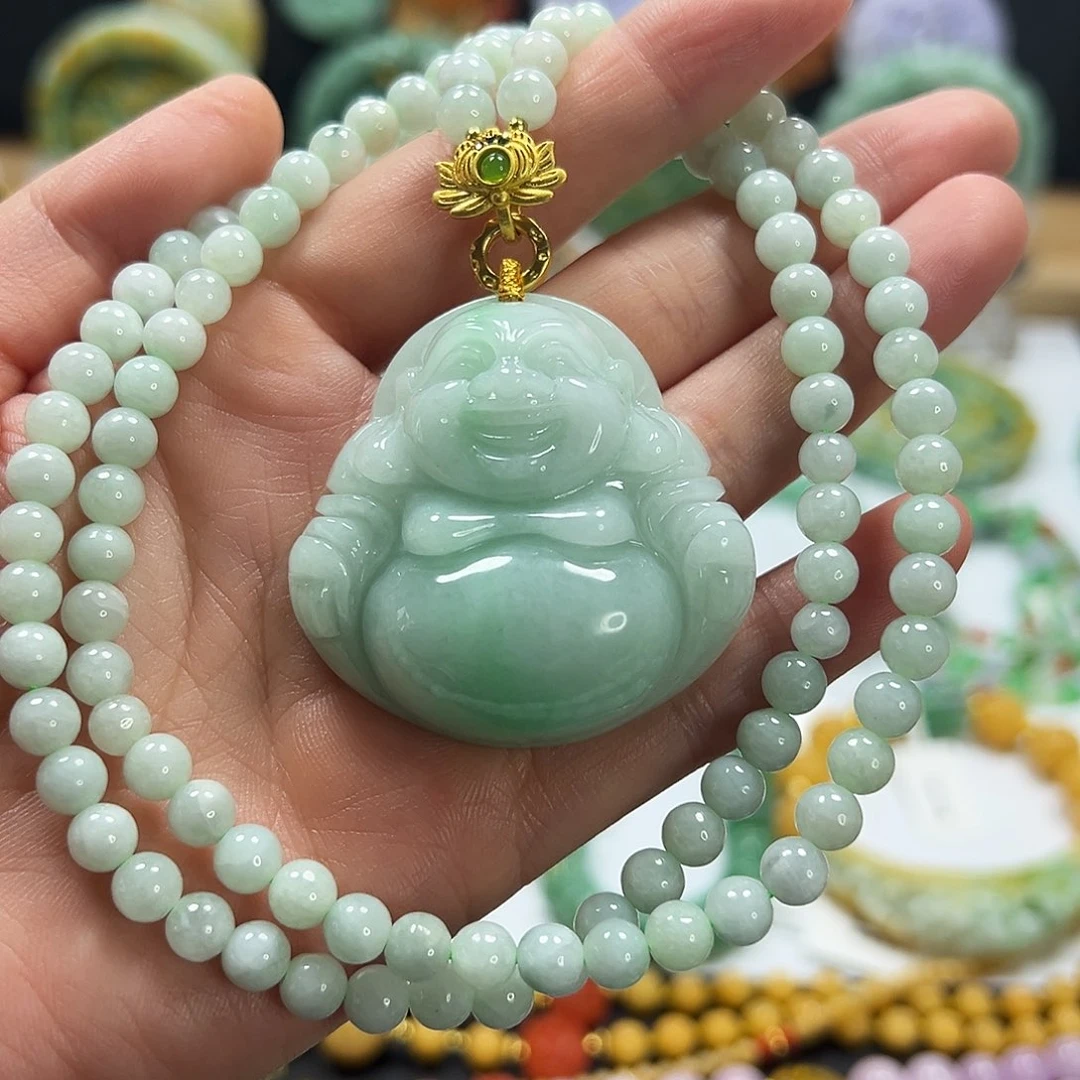 希***希翡翠未镶嵌颈饰吊坠