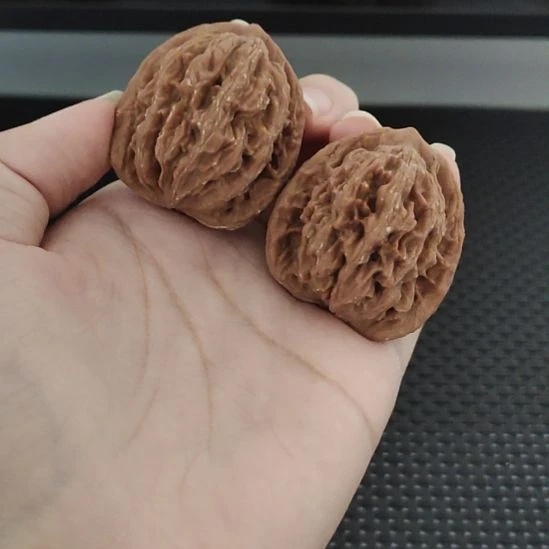 文玩核桃把件麦穗虎头全品无修