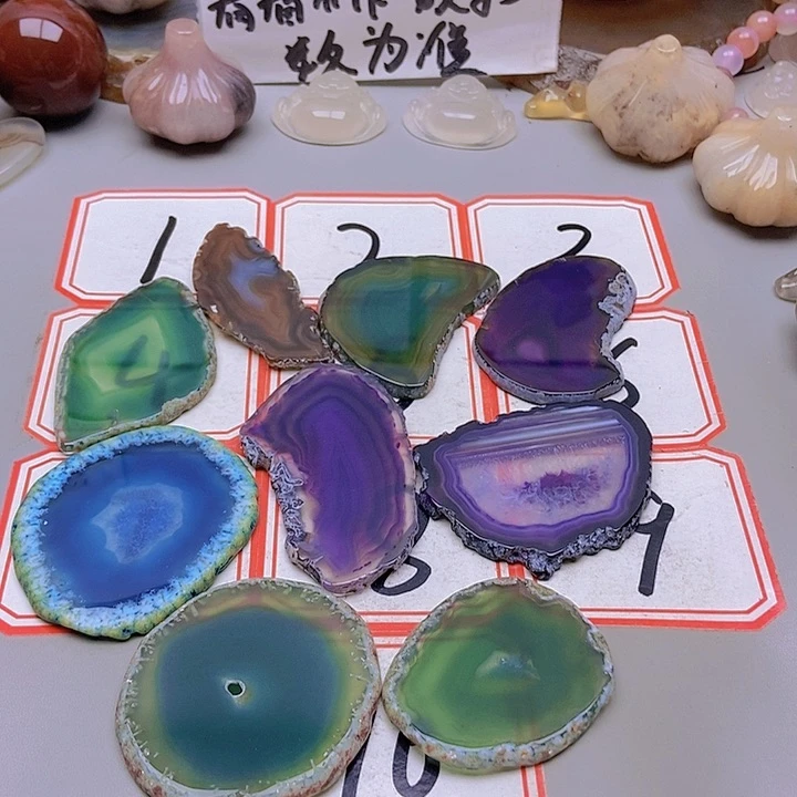 【闪购商品】未镶嵌玛瑙/玉髓珠宝半成品阝*