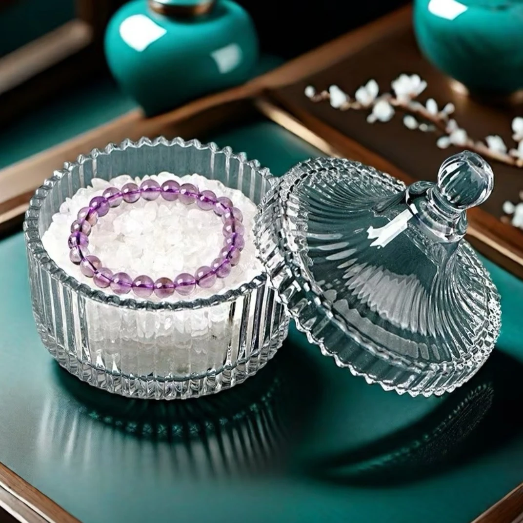 白色消磁石玻璃碗