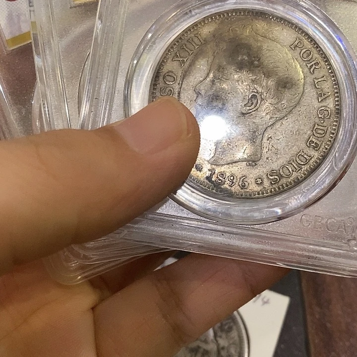 随***缘银Ag900三枚娃娃头包邮亏本出