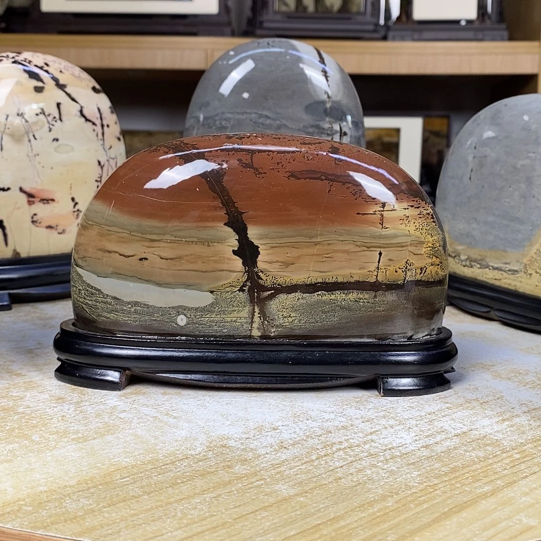 砖雕广西国画石摆件