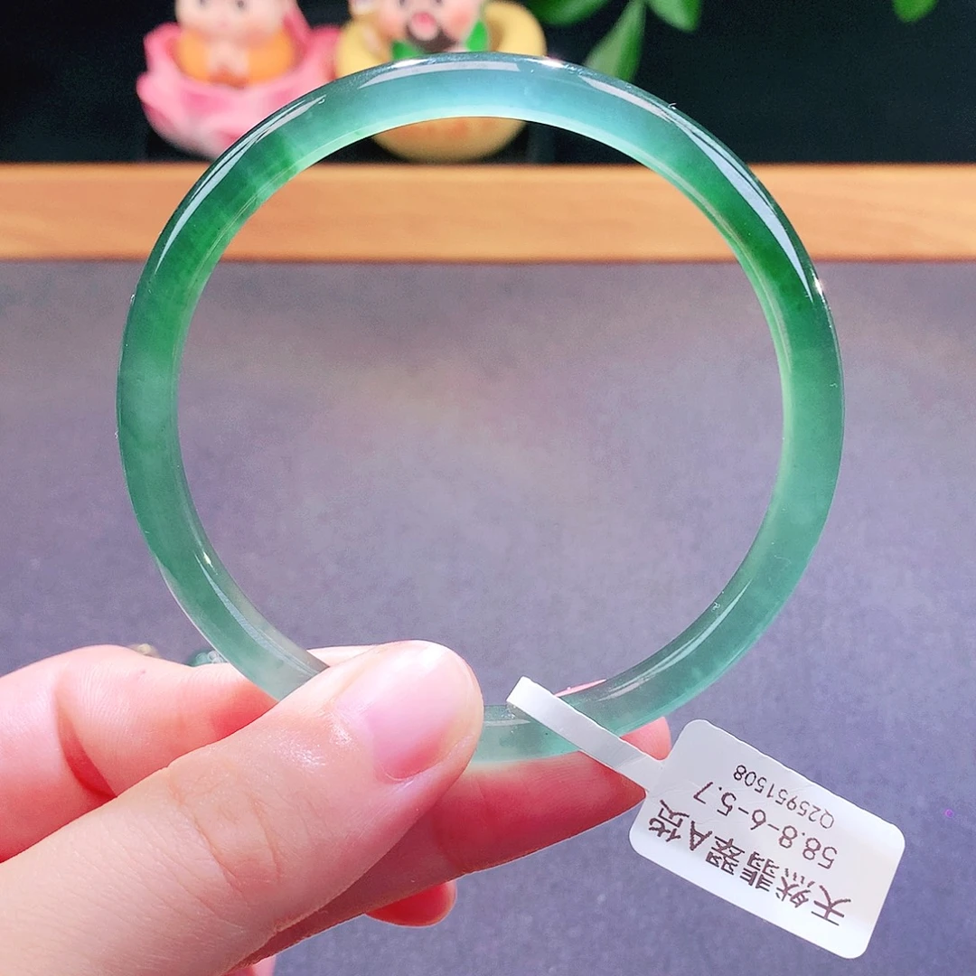 翡翠未镶嵌手镯天然翡翠