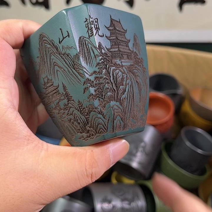 茶杯紫砂全手工紫砂主人杯