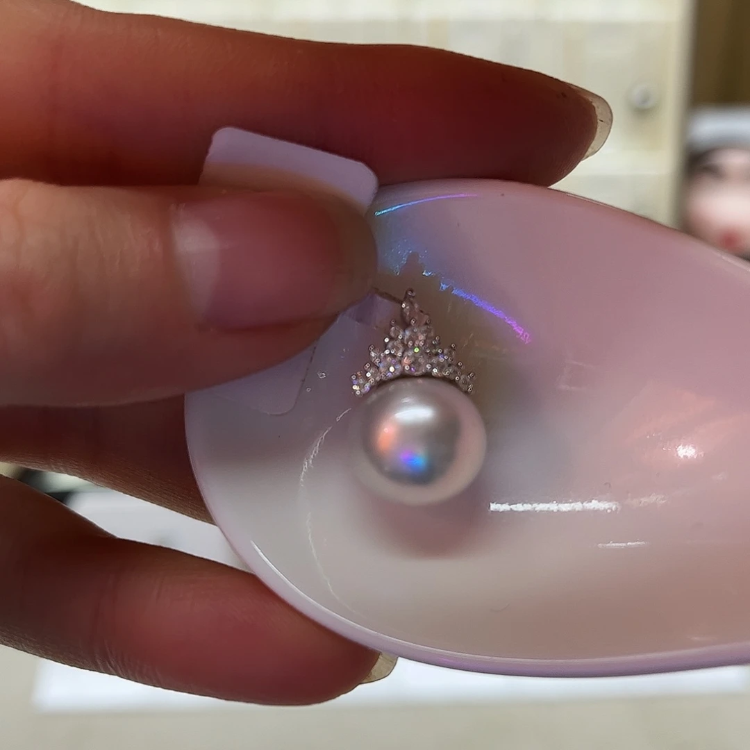 海水珍珠银S925镶嵌颈饰