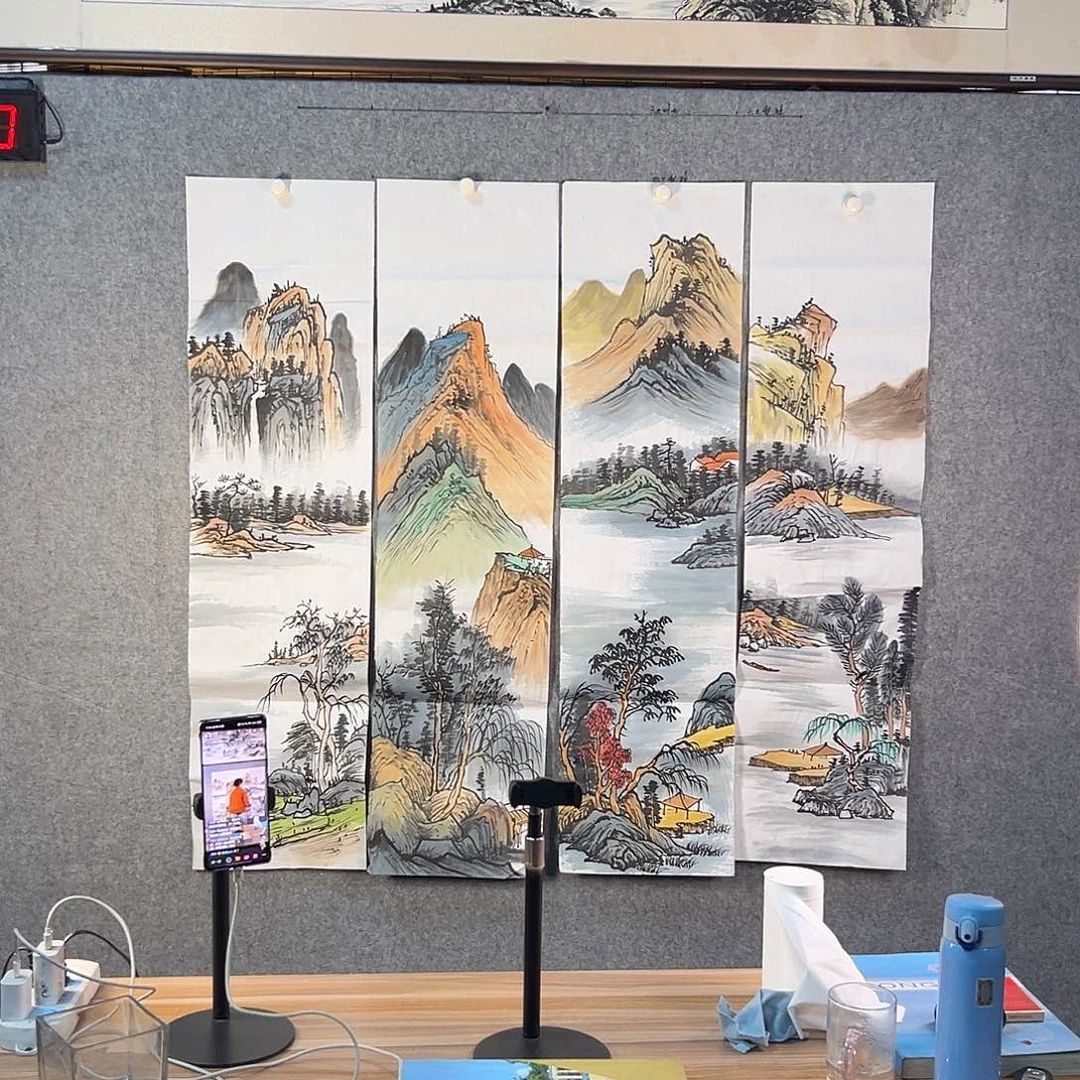 国画500 牡丹等植物生长于这里