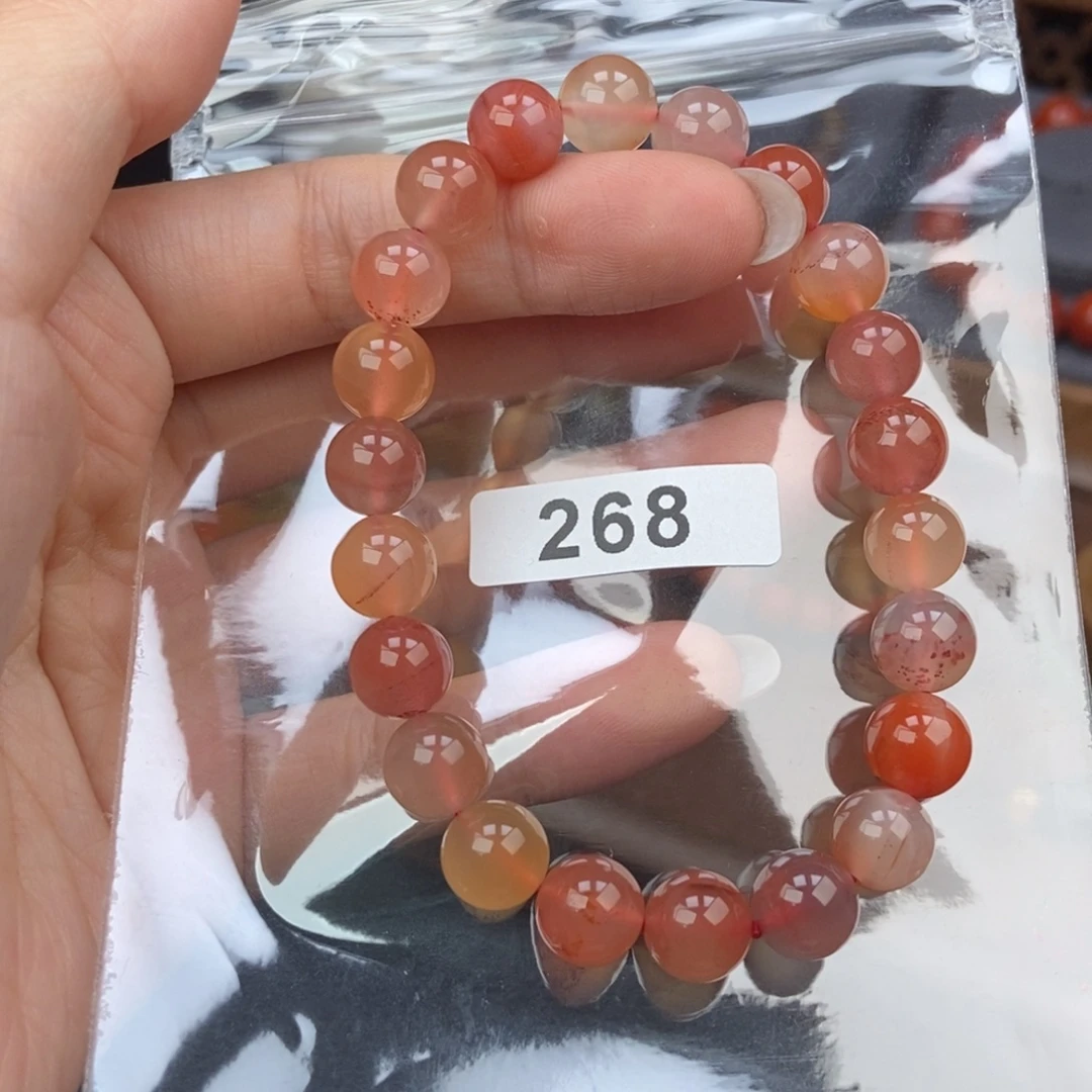 南红玛瑙合金手链