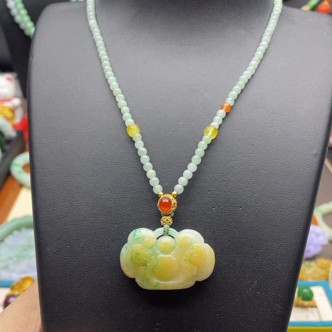 翡翠未镶嵌颈饰翡翠如意