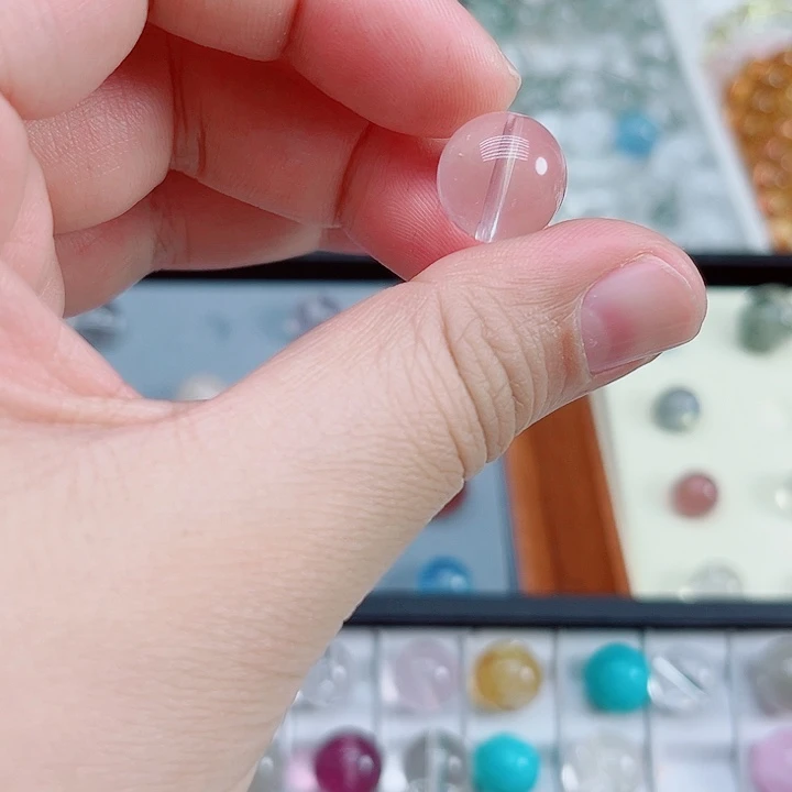 手链水晶未镶嵌粉水晶