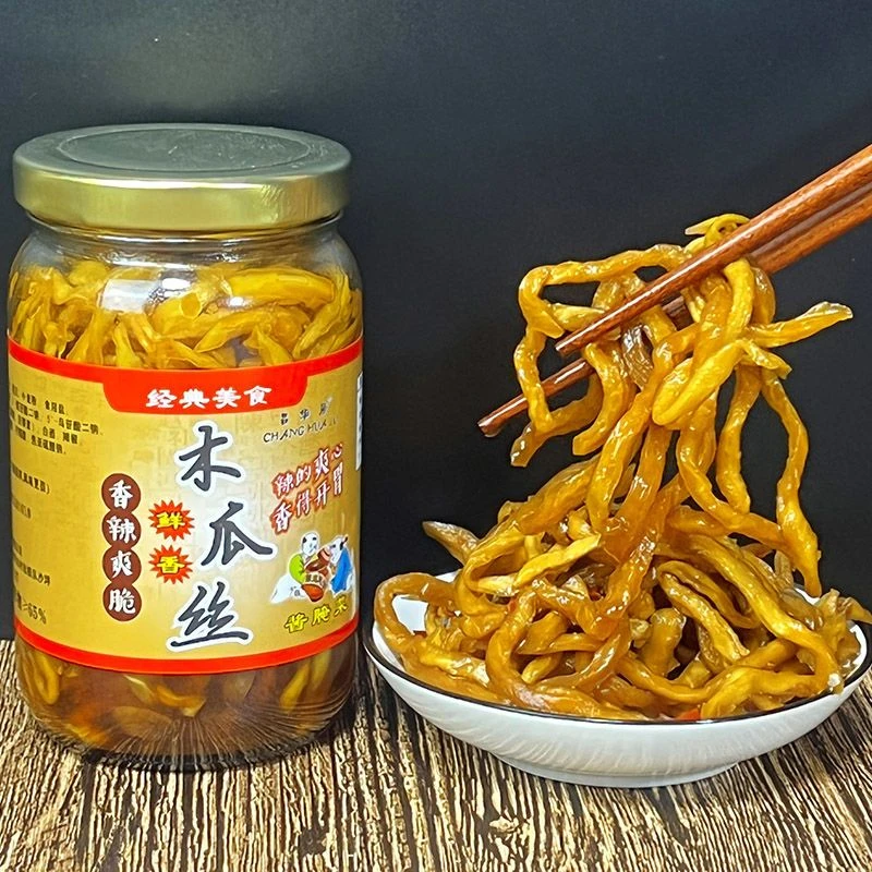 昌华居木瓜丝广西容县特产香脆爽口开盖即食下饭泡菜