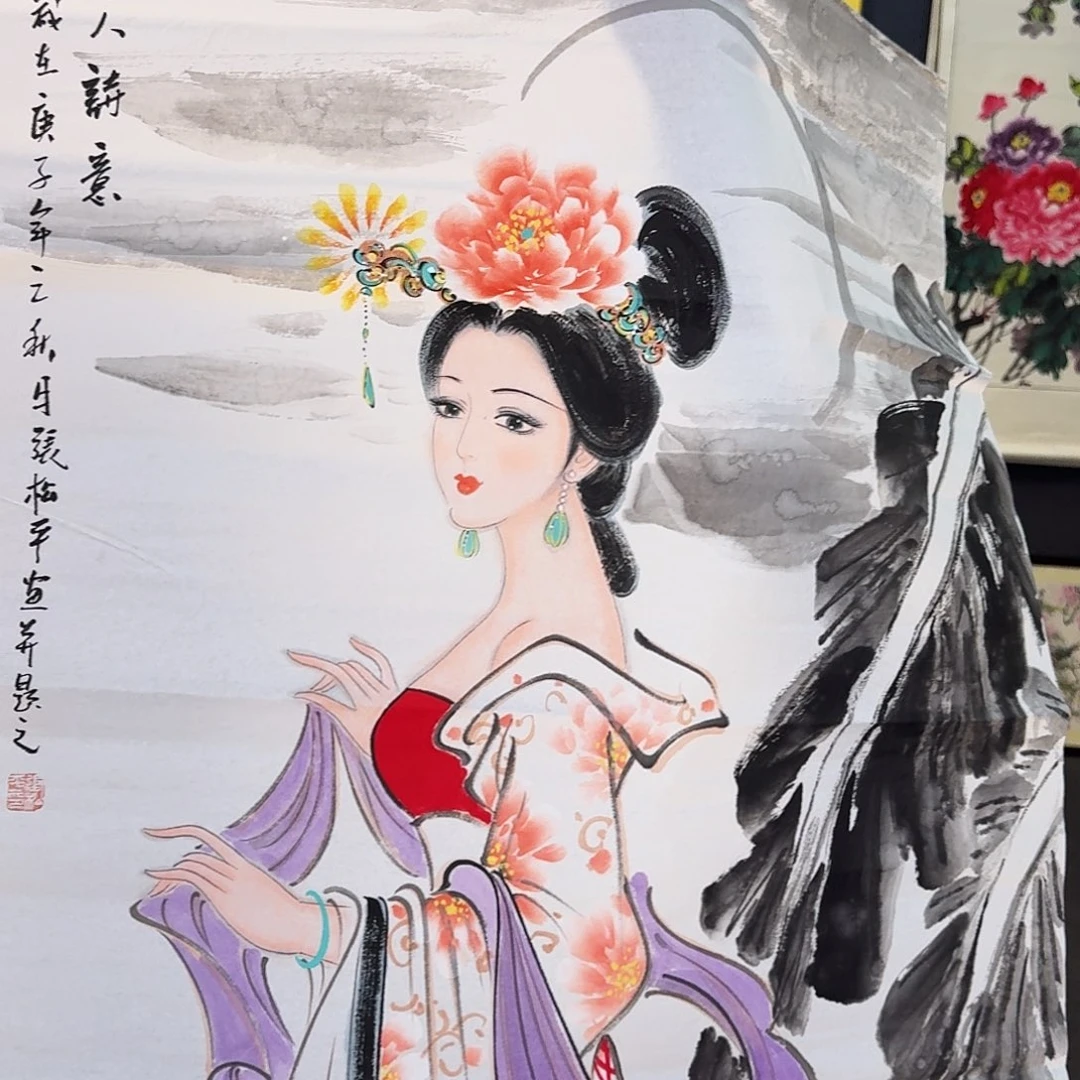 纯手绘国画作品作品