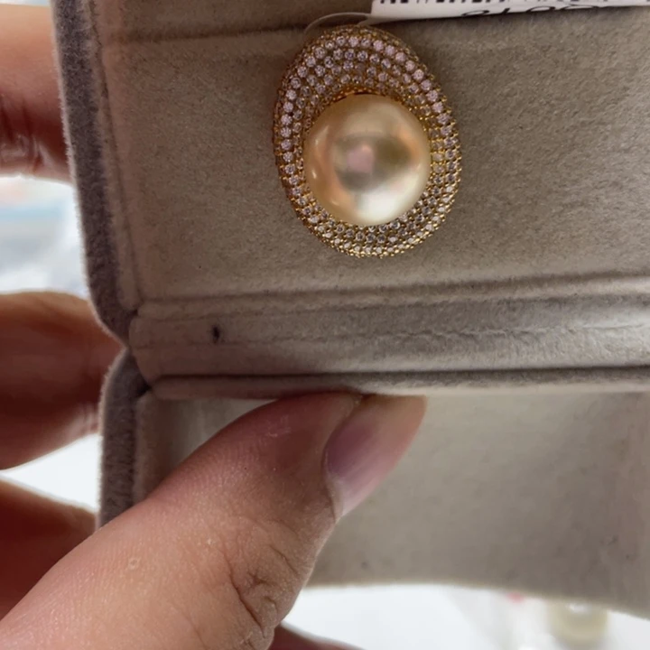 颈饰银S925镶嵌海水珍珠