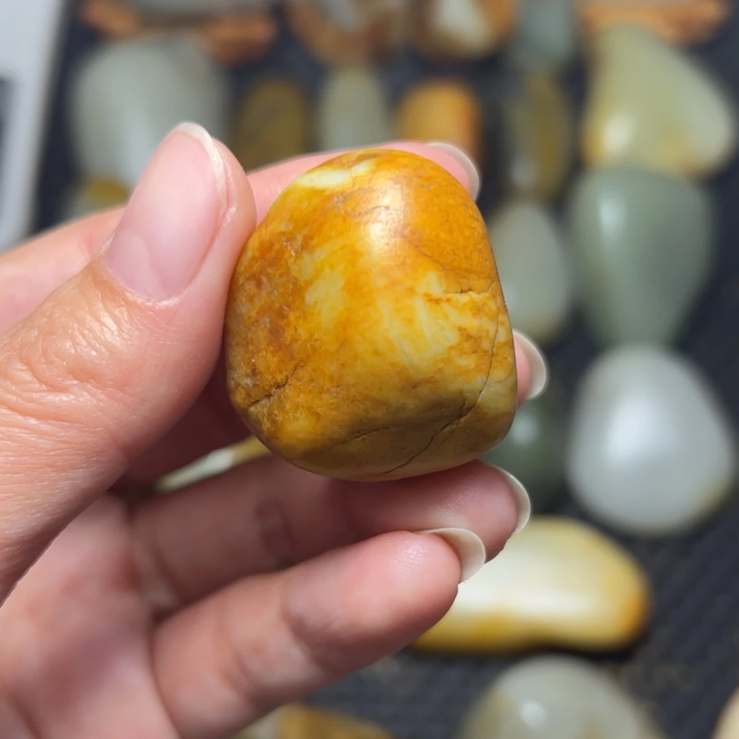 和田玉未镶嵌挂件A35